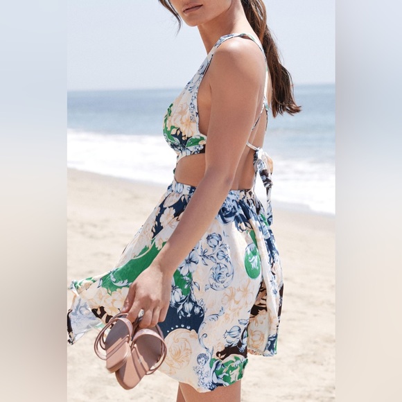 NWT Agua Bendita Gillian Cardumen Dress. Size Large - Picture 10 of 15